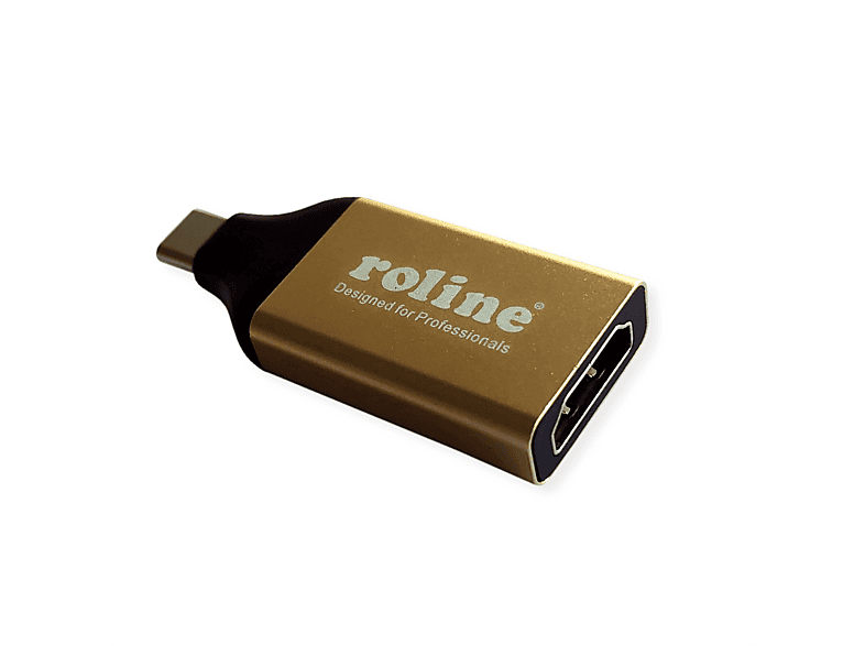 - GOLD USB C USB-HDMI Adapter ROLINE Adapter ST/BU HDMI, Typ