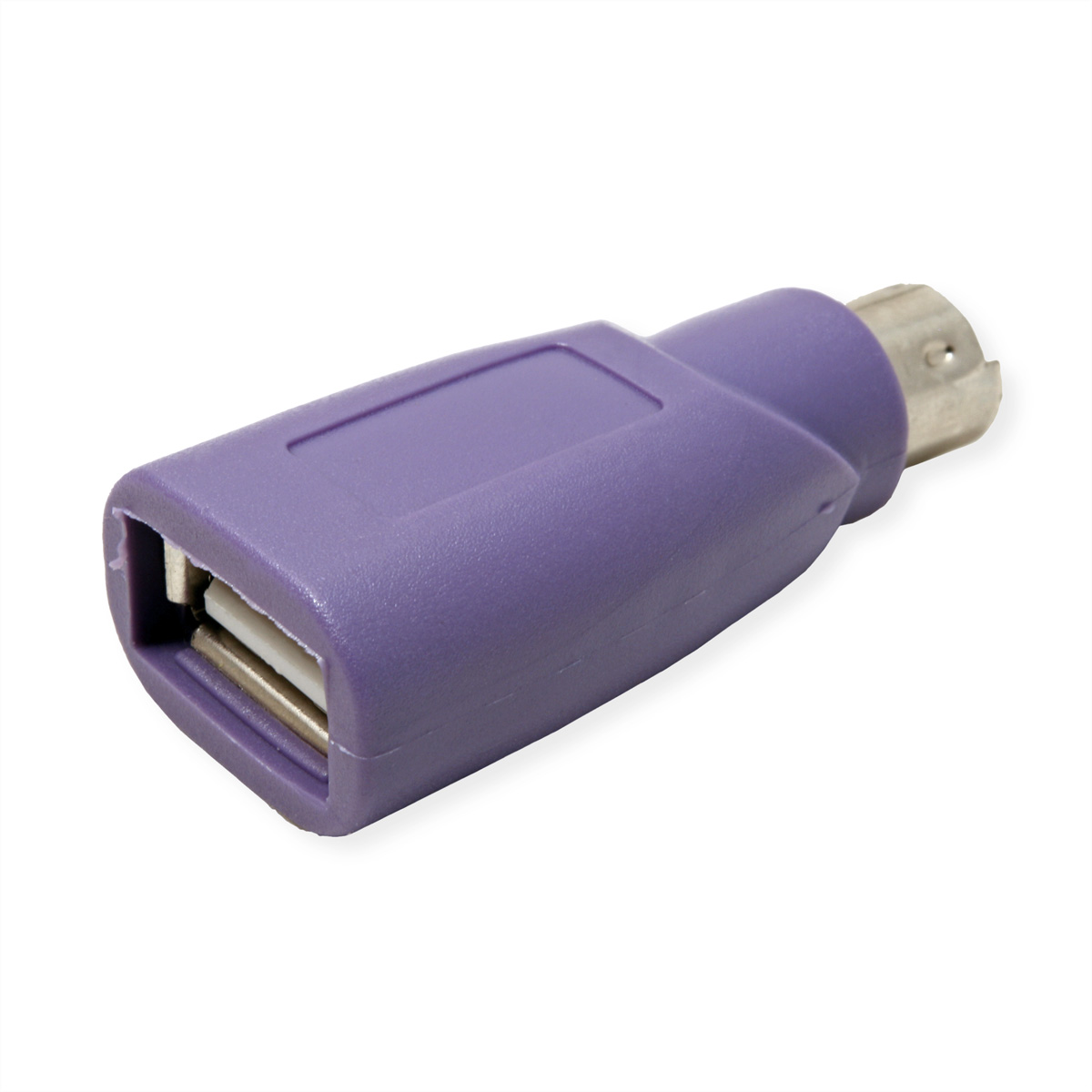 USB PS/2 VALUE Tastatur-Adapter, PS/2 Adapter USB violett - -