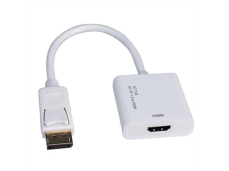 DisplayPort-HDMI DisplayPort-HDMI BU Adapter v1.2, DP ST Adapter, ROLINE HDMI - 4K