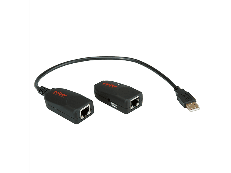 ROLINE USB 2.0 max. USB-Verlängerung RJ45, 50m über Verlängerung