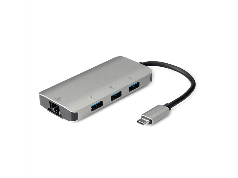 ROLINE USB Typ C zu Gigabit Ethernet Konverter + Hub 3x Gigabit Ethernet Konverter | Hifi Kabel & Adapter