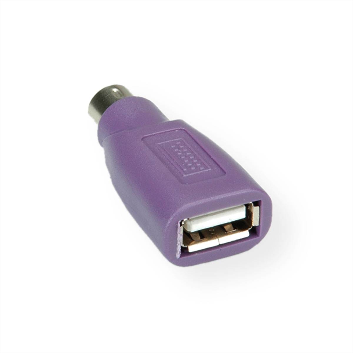 USB PS/2 VALUE Tastatur-Adapter, PS/2 Adapter USB violett - -