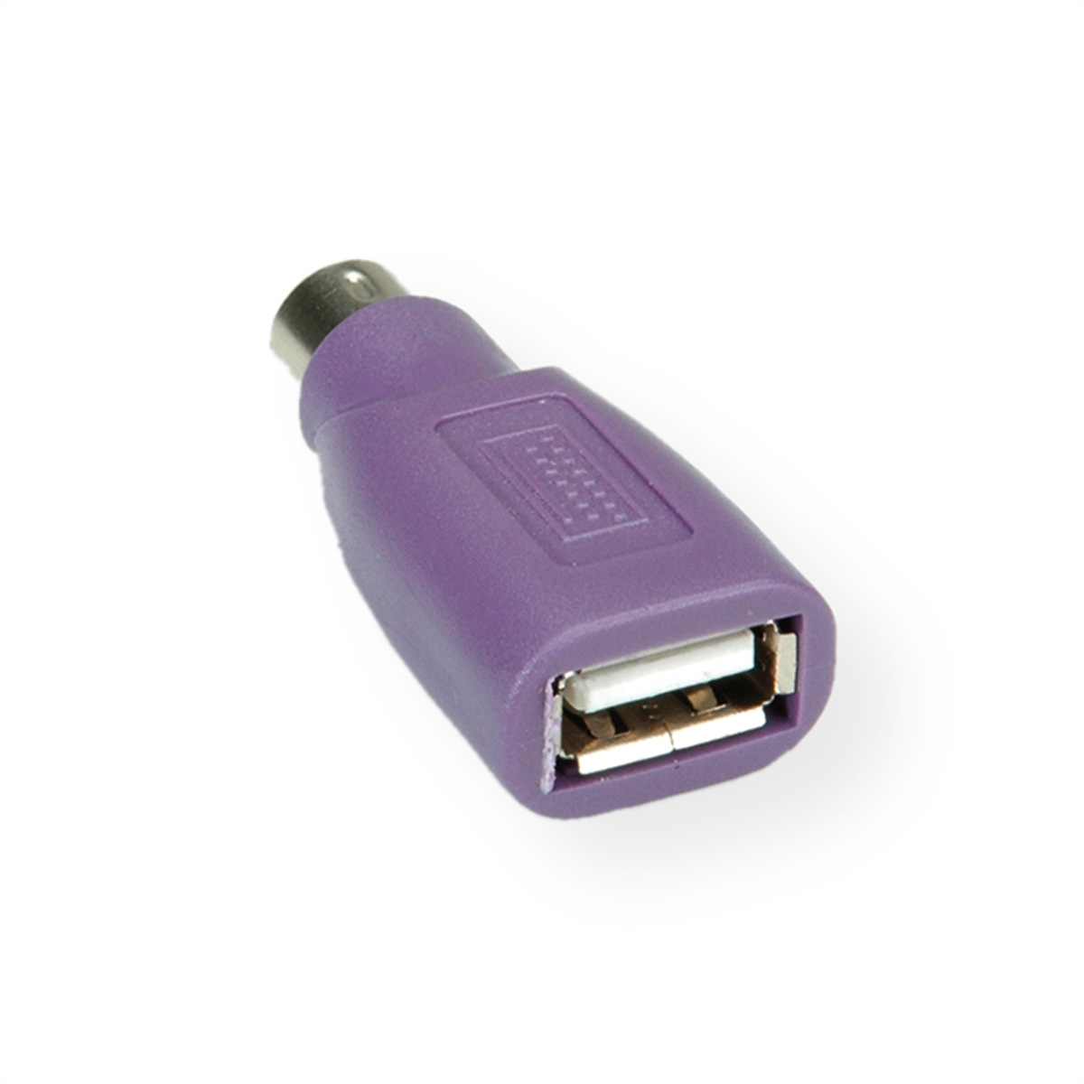 USB-zu-PS/2-Adapter, lila.