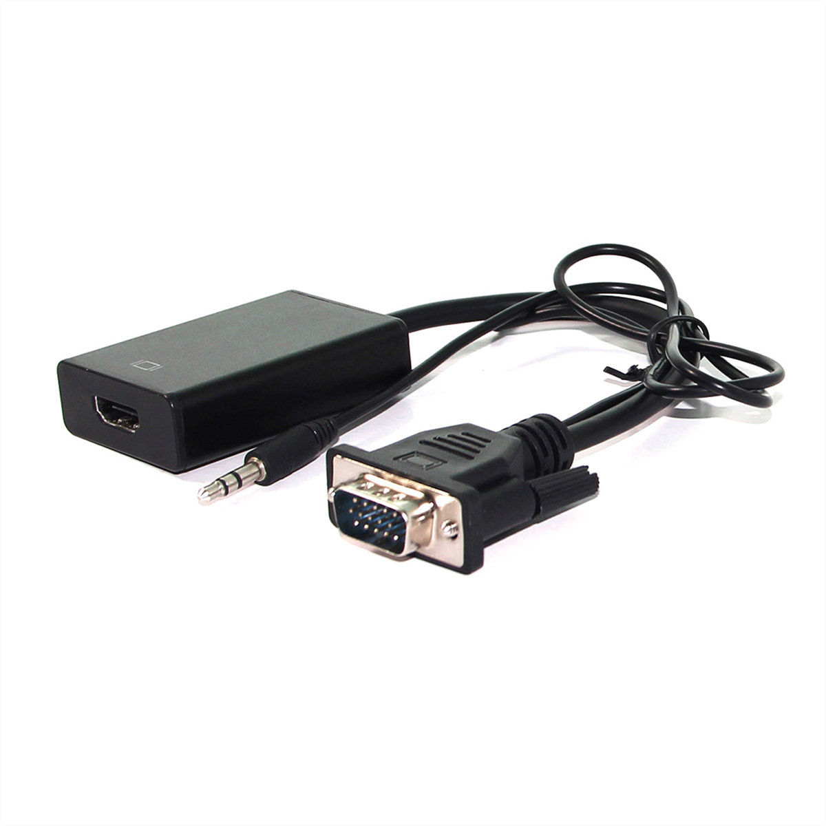 VALUE Adapterkabel VGA+Audio zu VGA-HDMI Adapter HDMI