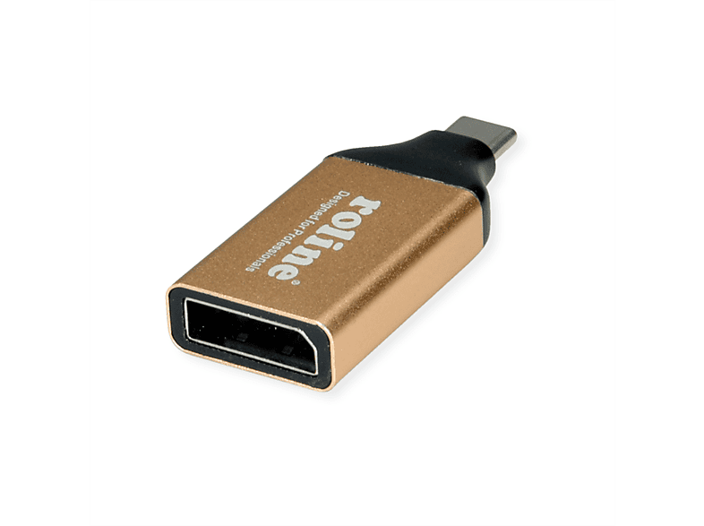 ROLINE GOLD Display Adapter USB Typ C - DisplayPort v1.2 USB-DisplayPort Adapter