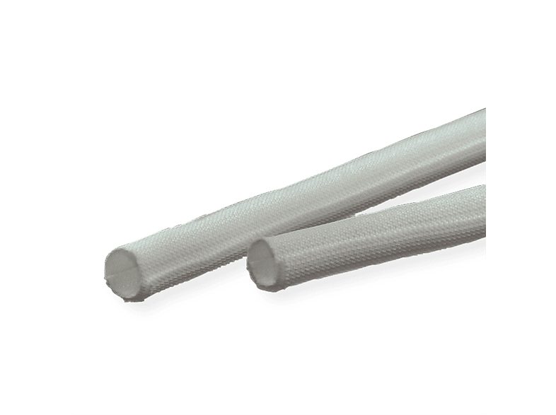 VALUE Gewebeschlauch SNAP für Kabelbündelung Kabelbinder, grau