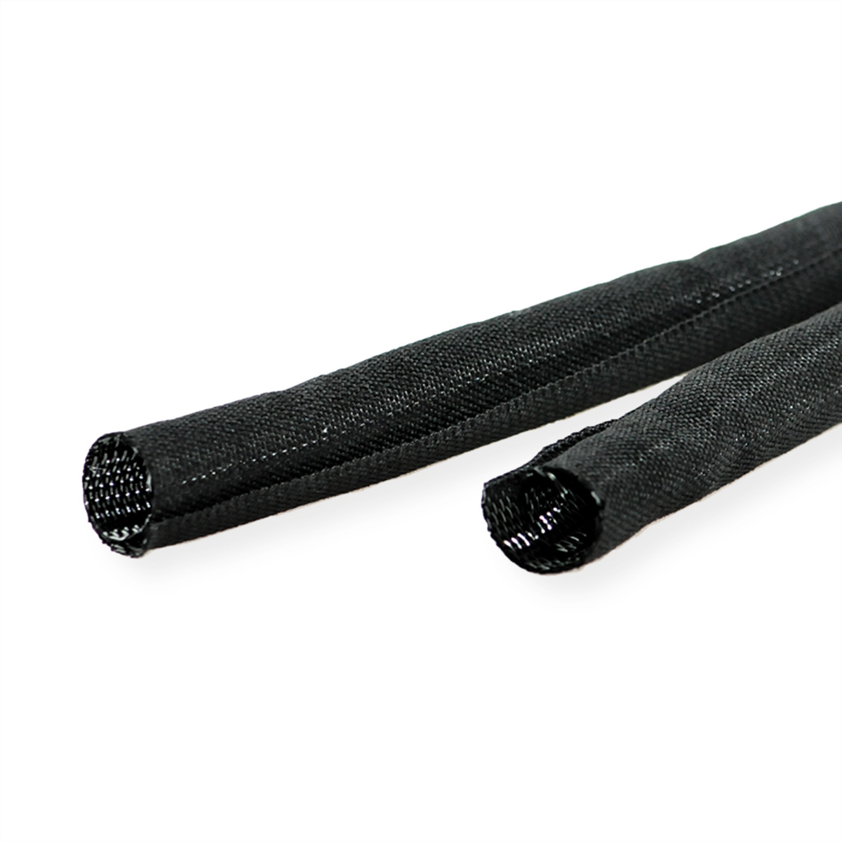 VALUE SNAP schwarz Kabelbinder, für Kabelbündelung Gewebeschlauch