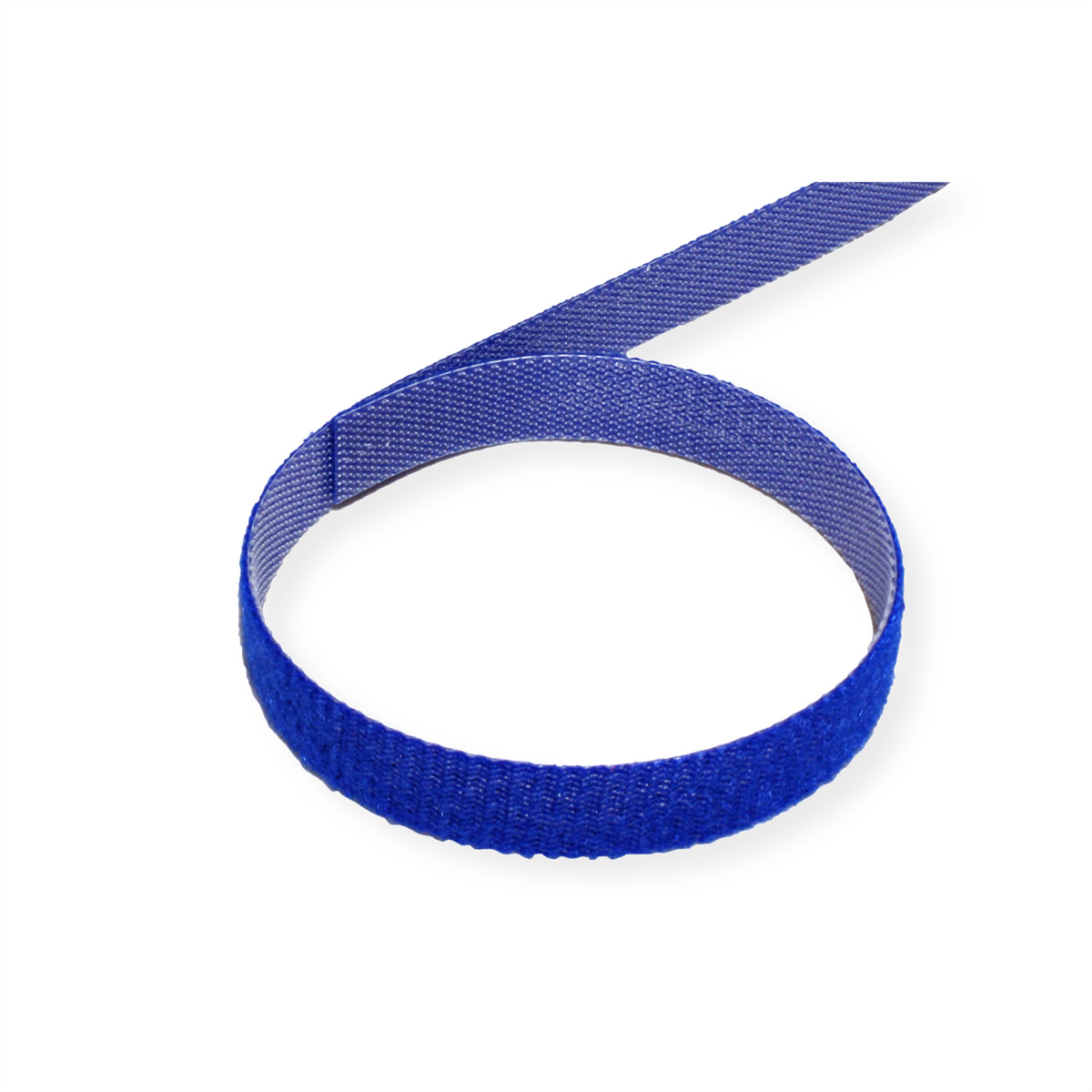 VALUE Klettband auf blau Klettband, Rolle, 10mm