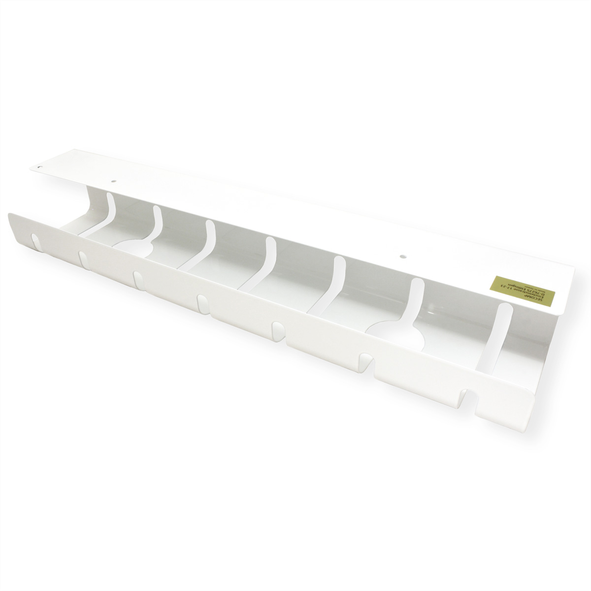 Onder Bureau Kabel Management Tray, Geen Boor Staal Bureau Kabel Management Tray Met Computer Wire Organizer en Bureau Cord Organizer,Zwart (2 pakken