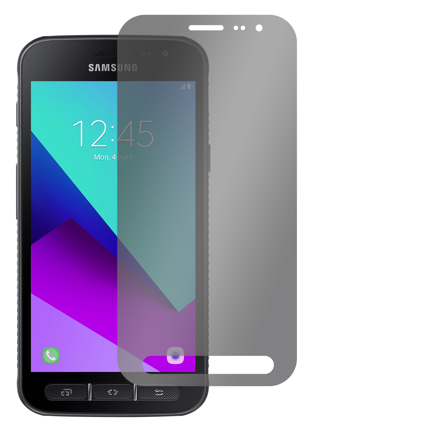 Galaxy XCover Blickschutzfolie Sichtschutz SLABO 4 Galaxy Samsung 4s) XCover 4-Way Samsung Displayschutz(für | 360° SM-G390F