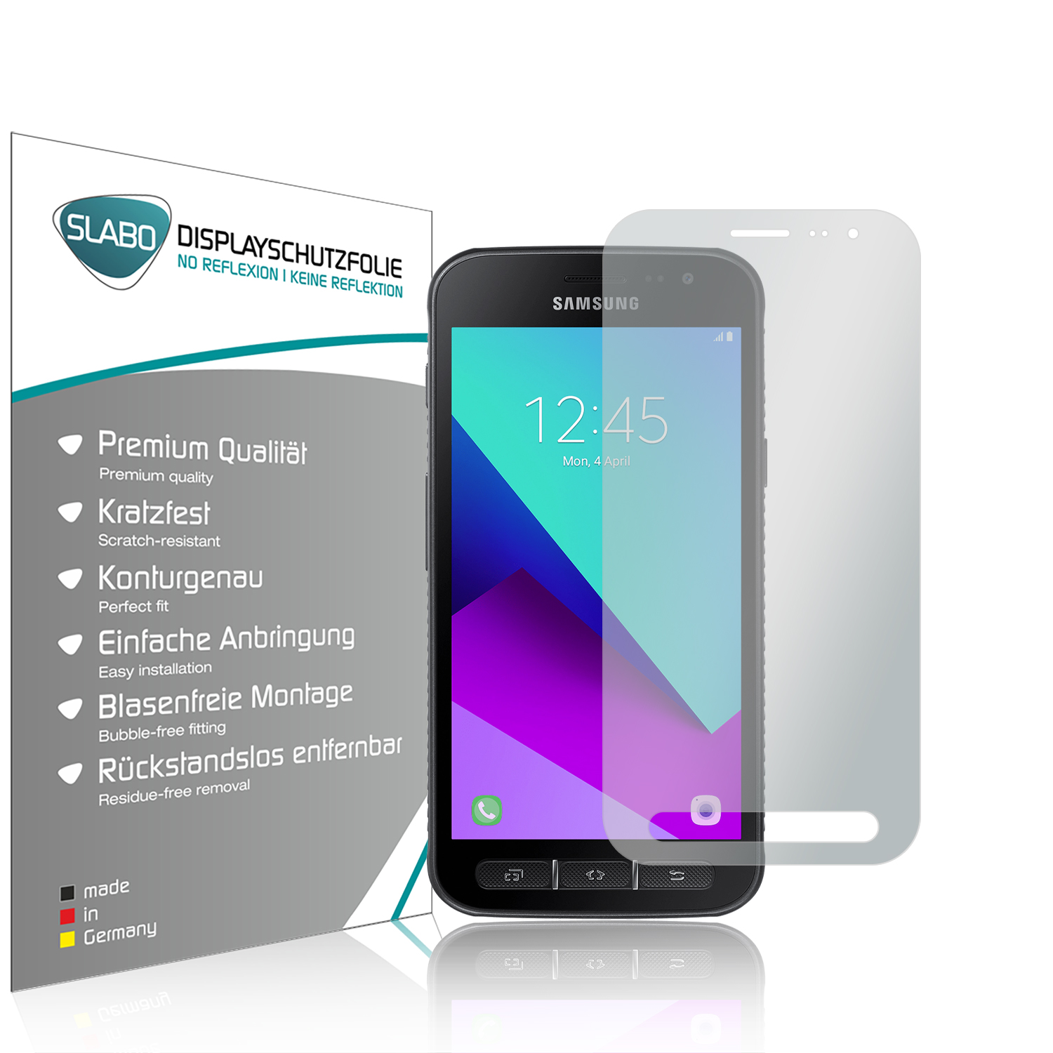 SLABO 4 Samsung Displayschutzfolie XCover SM-G390F x \