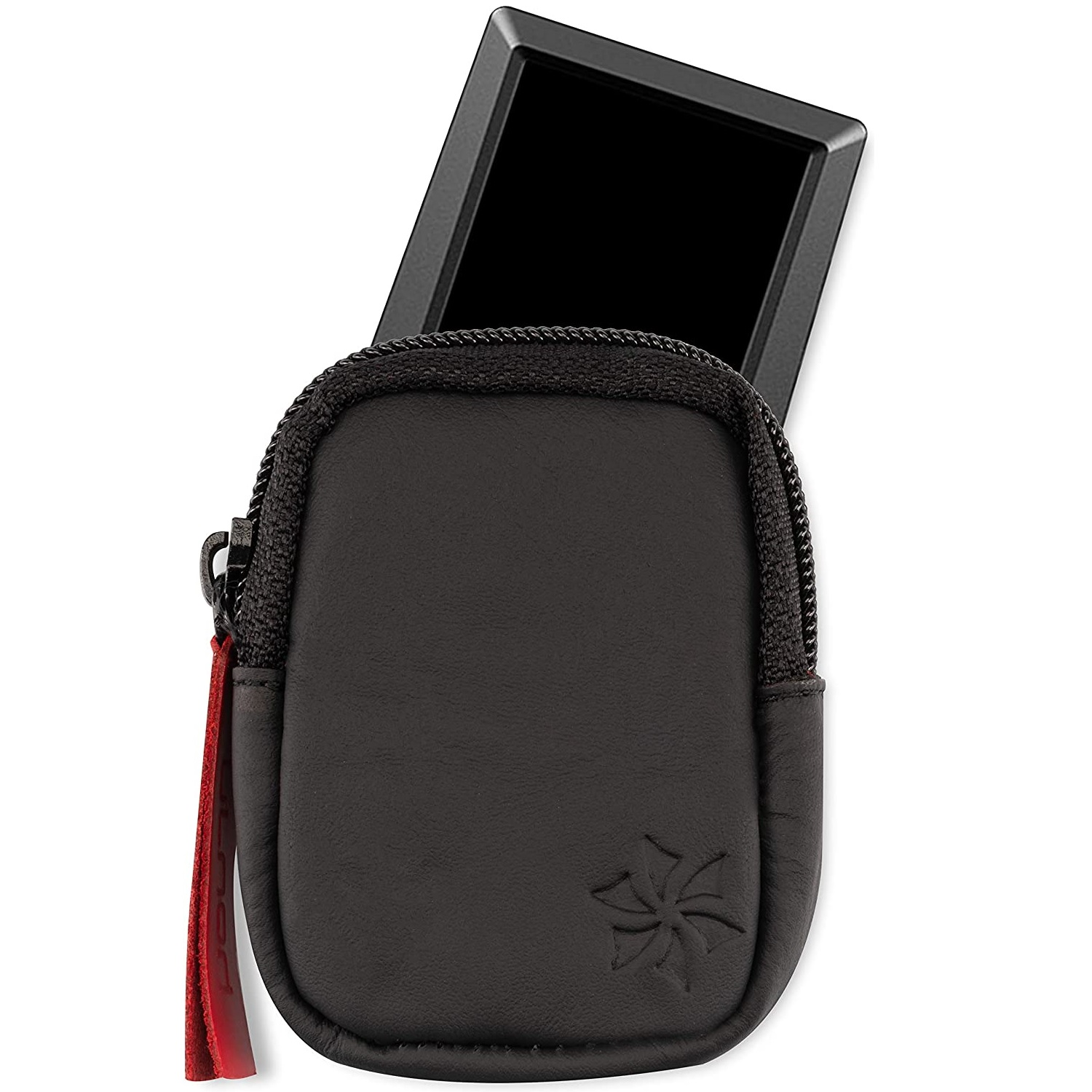 HONJU BIKE Echtledertasche für das (auch für Neodrives BOSCH Kiox passend Display (Schwarz) Z20 E-Bike Display)