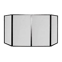 7EVEN Faltbares Tischcover / DJ Screen / Bar & Pult Screen Tischcover, grau