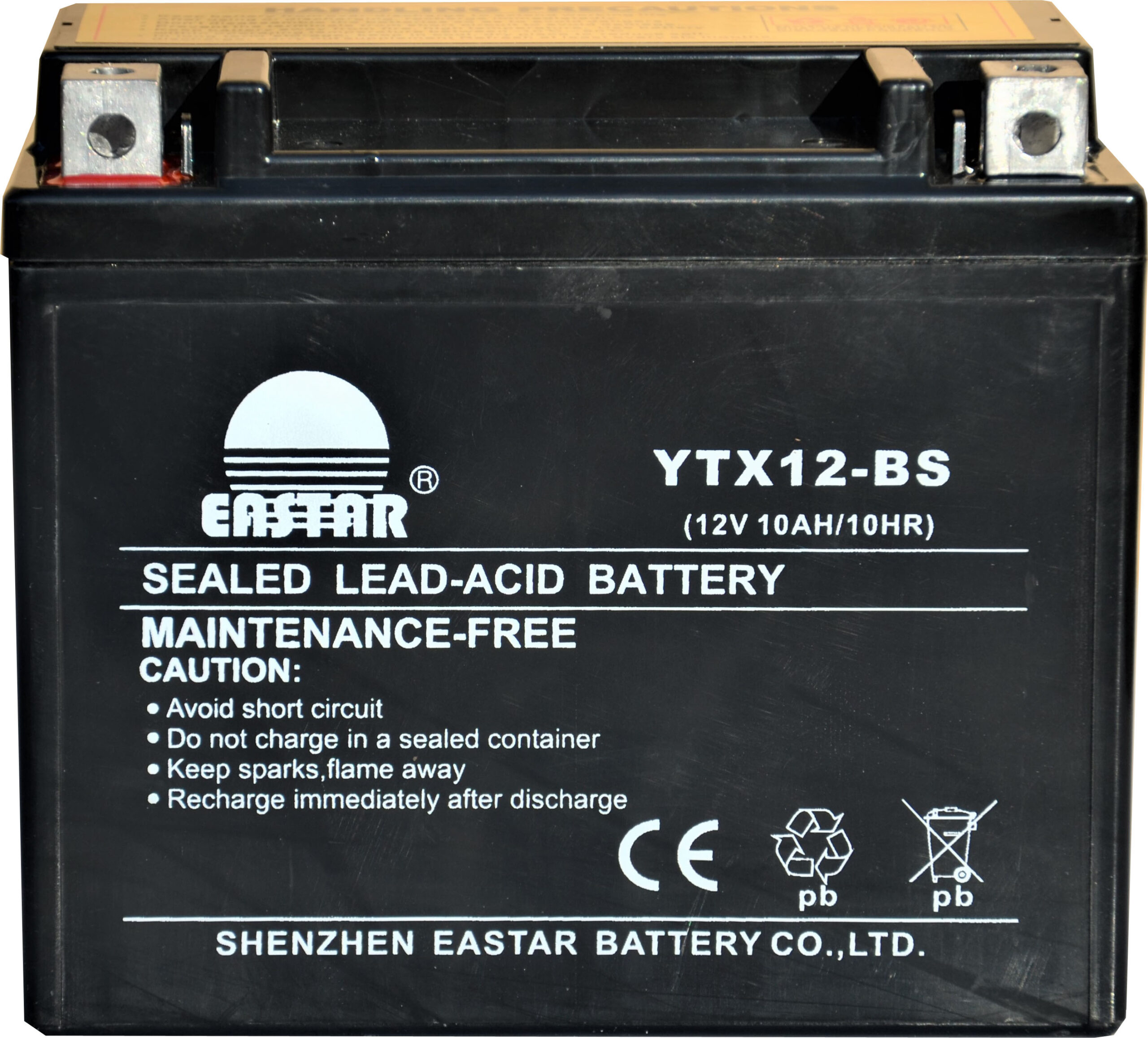 ECO ENGEL Batterie 12V Blei-Gel Volt für Akku, Motorrad Blei-Gel 12 Roller 10Ah YTX12-BS