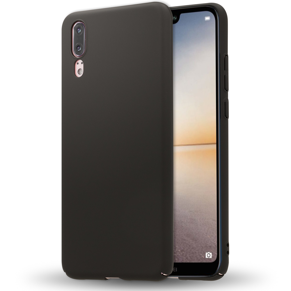 NALIA Hardcase, Backcover, Ultra Dünnes Mattes Huawei, P20, Schwarz 0,5mm