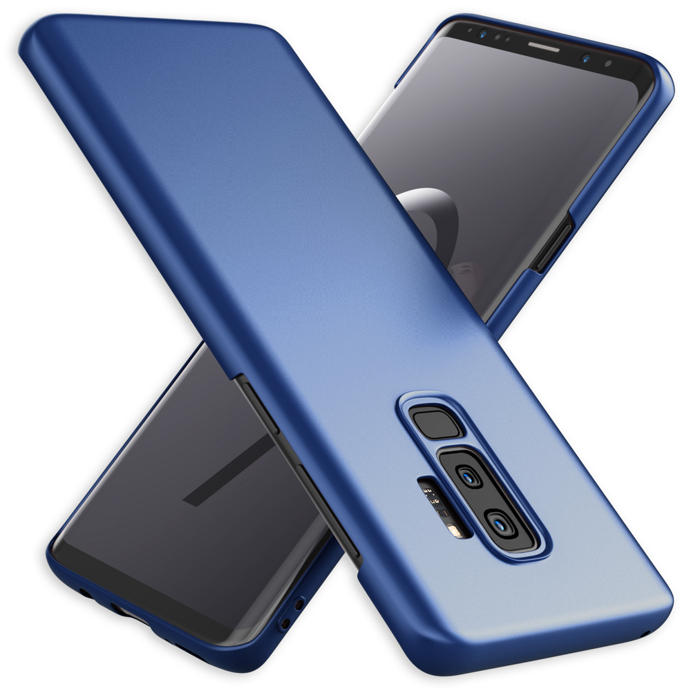 NALIA 0,5mm Ultra Galaxy Plus, Backcover, Dünnes Hardcase, S9 Mattes Samsung, Blau