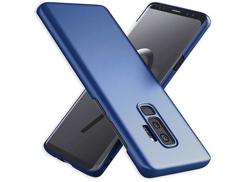 Backcover, 0,5mm Mattes NALIA Samsung, Ultra Dünnes Galaxy Hardcase, S9 Plus, Blau