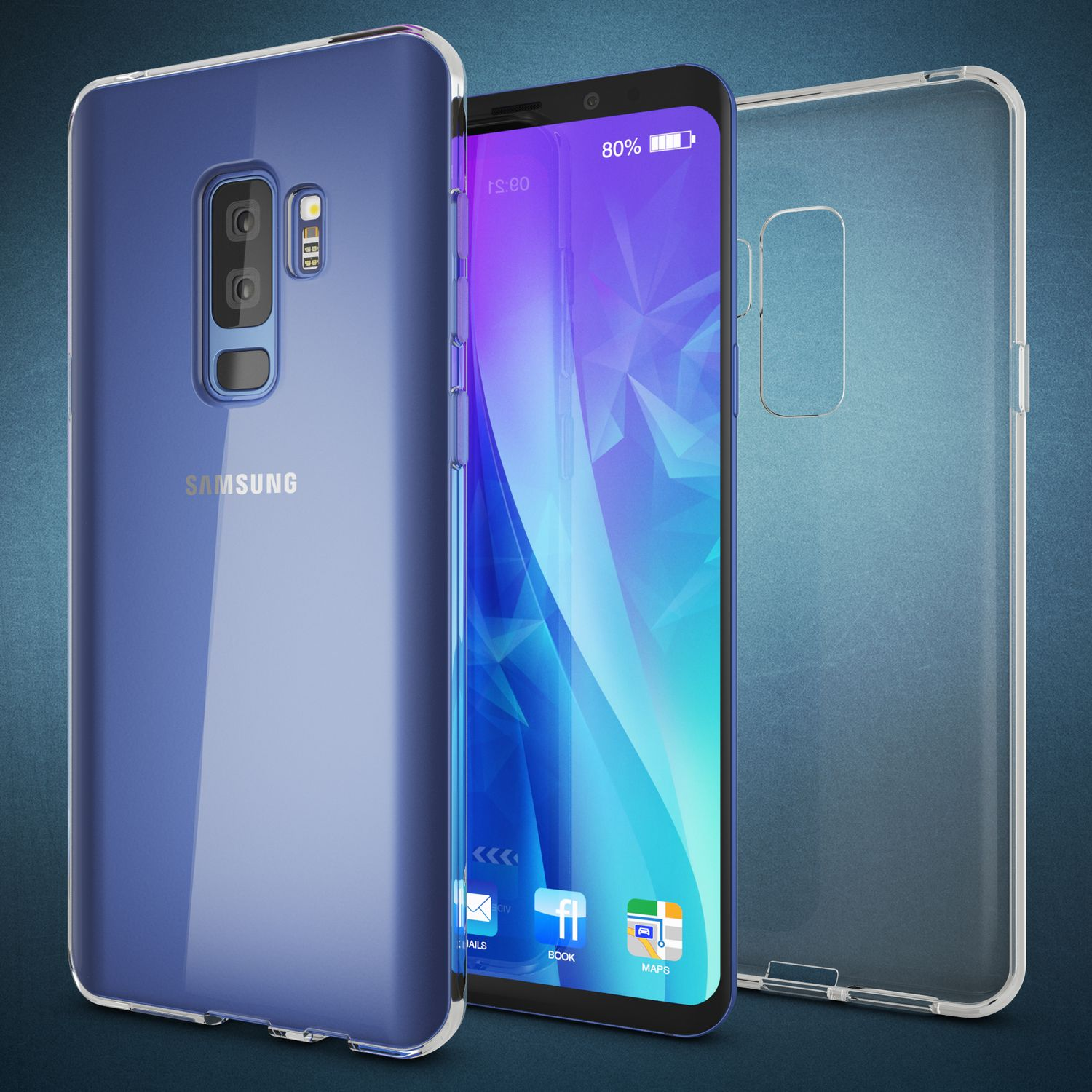 Samsung, Transparent Galaxy Backcover, Silikon Klar Transparente Plus, Hülle, S9 NALIA