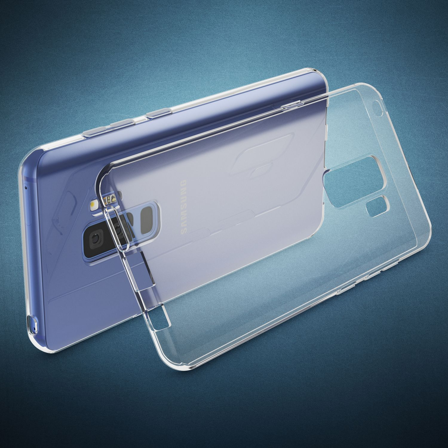 Plus, Hülle, Samsung, S9 NALIA Transparent Transparente Silikon Galaxy Backcover, Klar