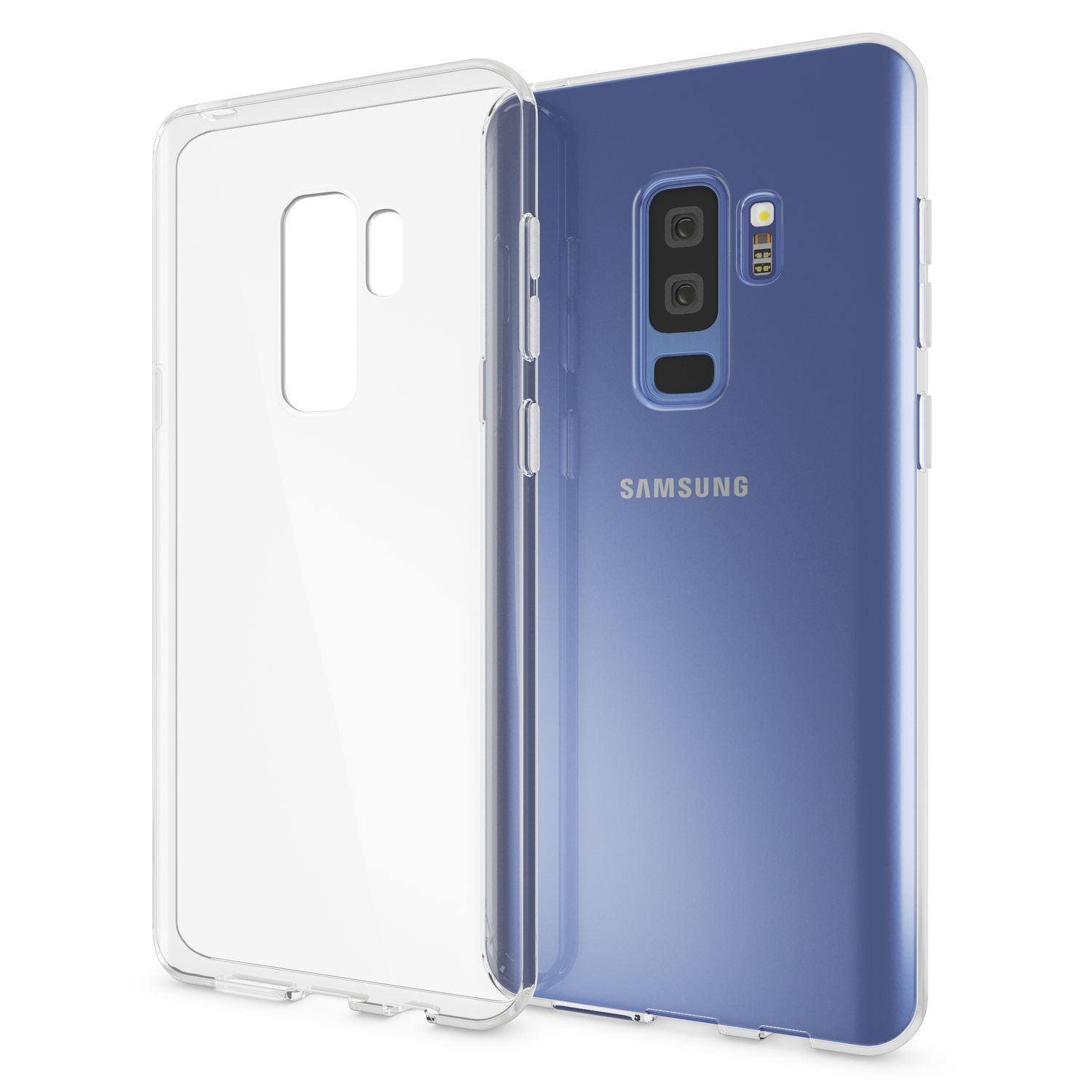 Transparent Transparente NALIA S9 Silikon Klar Galaxy Backcover, Samsung, Plus, Hülle,