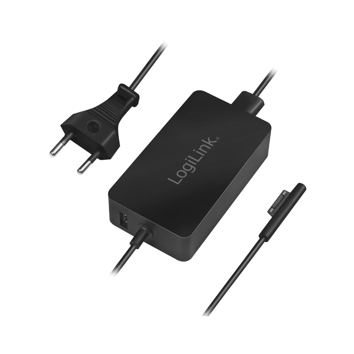 LOGILINK Netzteil für Surface Notebooks, 44 Watt, schwarz Stecker-Netzteile, Notebooks Universal, schwarz