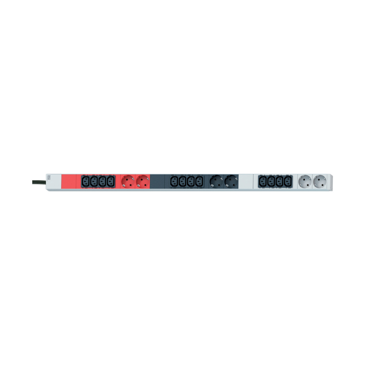 BACHMANN IT 18-fach, Level IP-Steckdosenleisten PDU Steckdosenleiste Basic, HE, 1