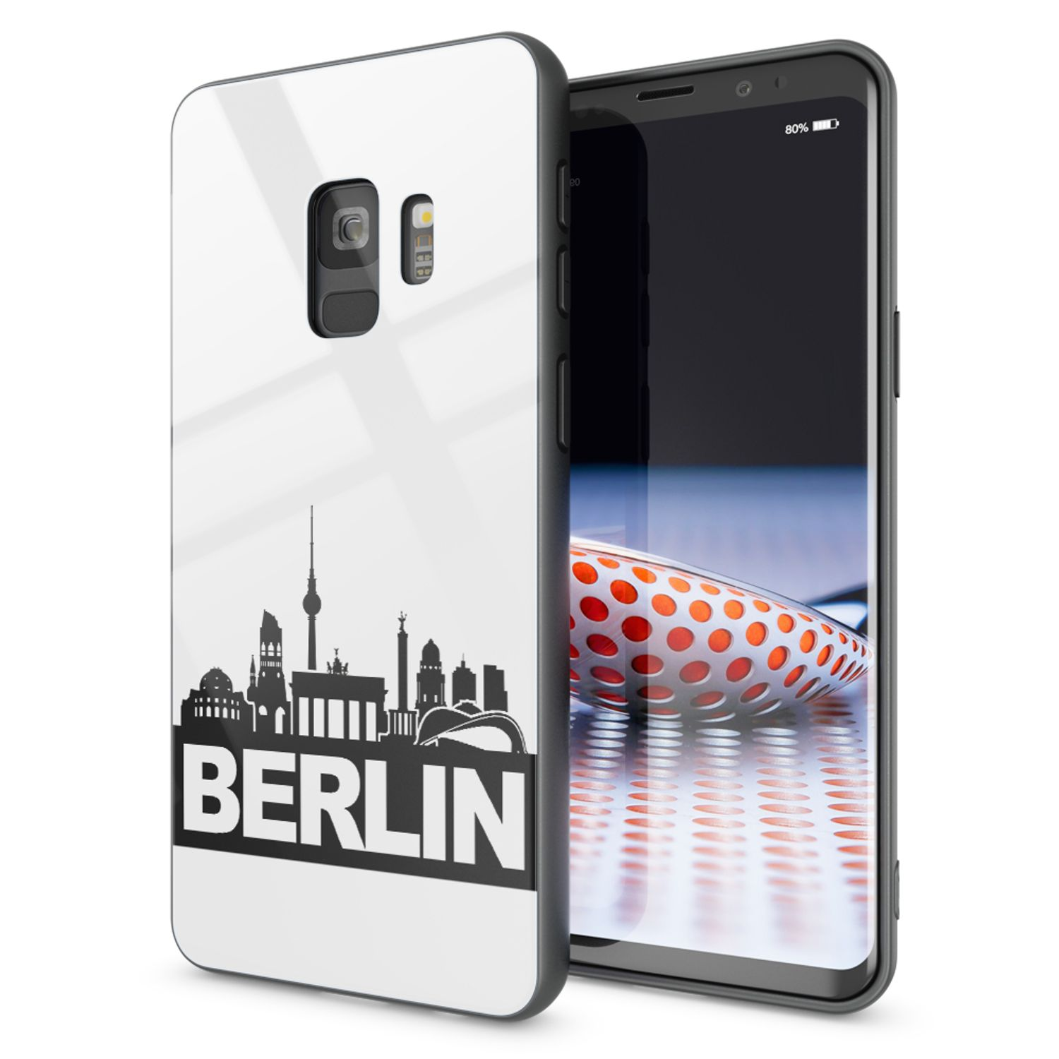 NALIA Motiv Backcover, Galaxy Hülle, Samsung, Mehrfarbig S9