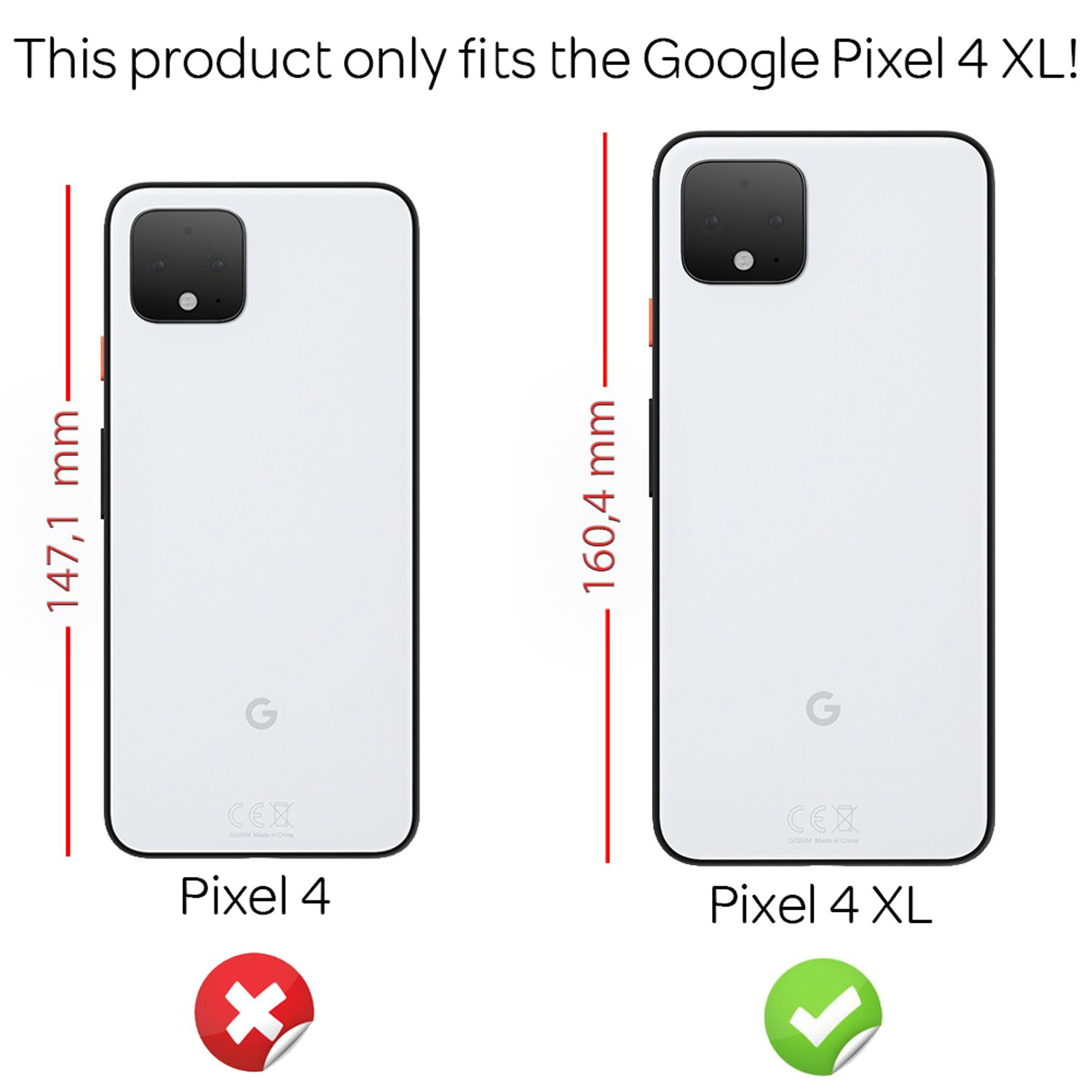 Pixel Google, Leder-Look Schwarz NALIA Hülle, Silikon Backcover, 4 XL,