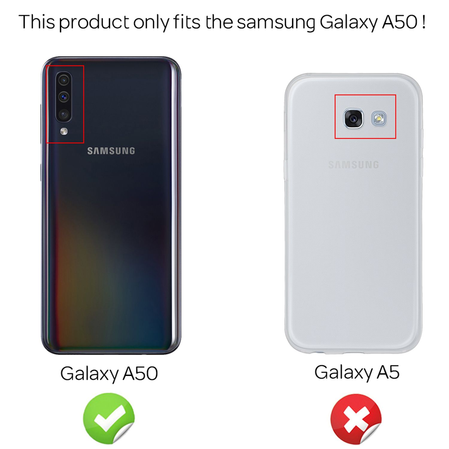 A50, Galaxy Samsung, Schwarz NALIA Hülle, Military-Style Stoßfeste Backcover, Ring