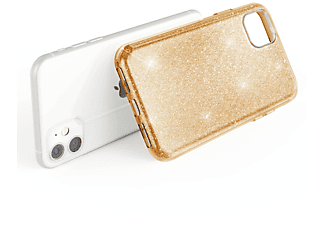 NALIA Glitzer Hülle, Backcover, Apple, iPhone 11, Gold