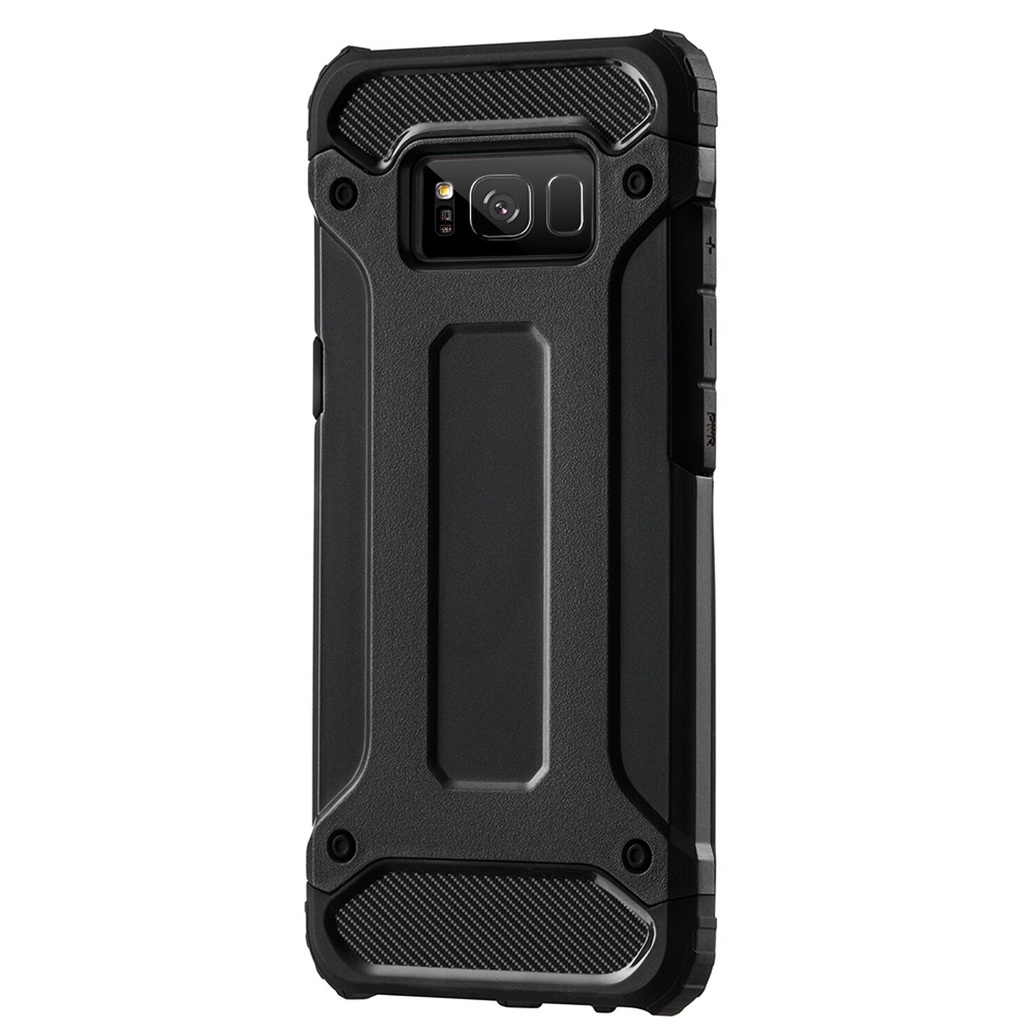 Schwarz Galaxy Armor Hybrid Case, A42, Bumper, COFI Samsung,