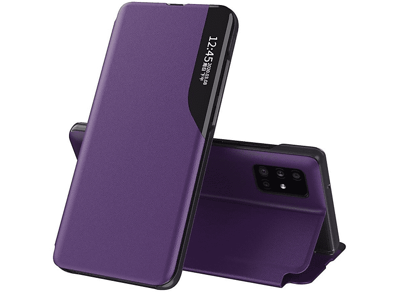 COFI Violett Samsung, Bookcover, S21 Leather, Galaxy Ultra, Eco