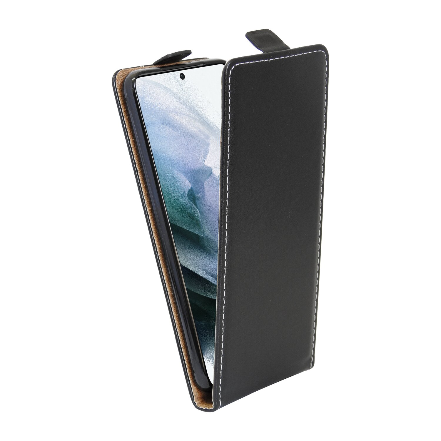COFI Case, Flip Cover, Samsung, Galaxy S21+, Schwarz
