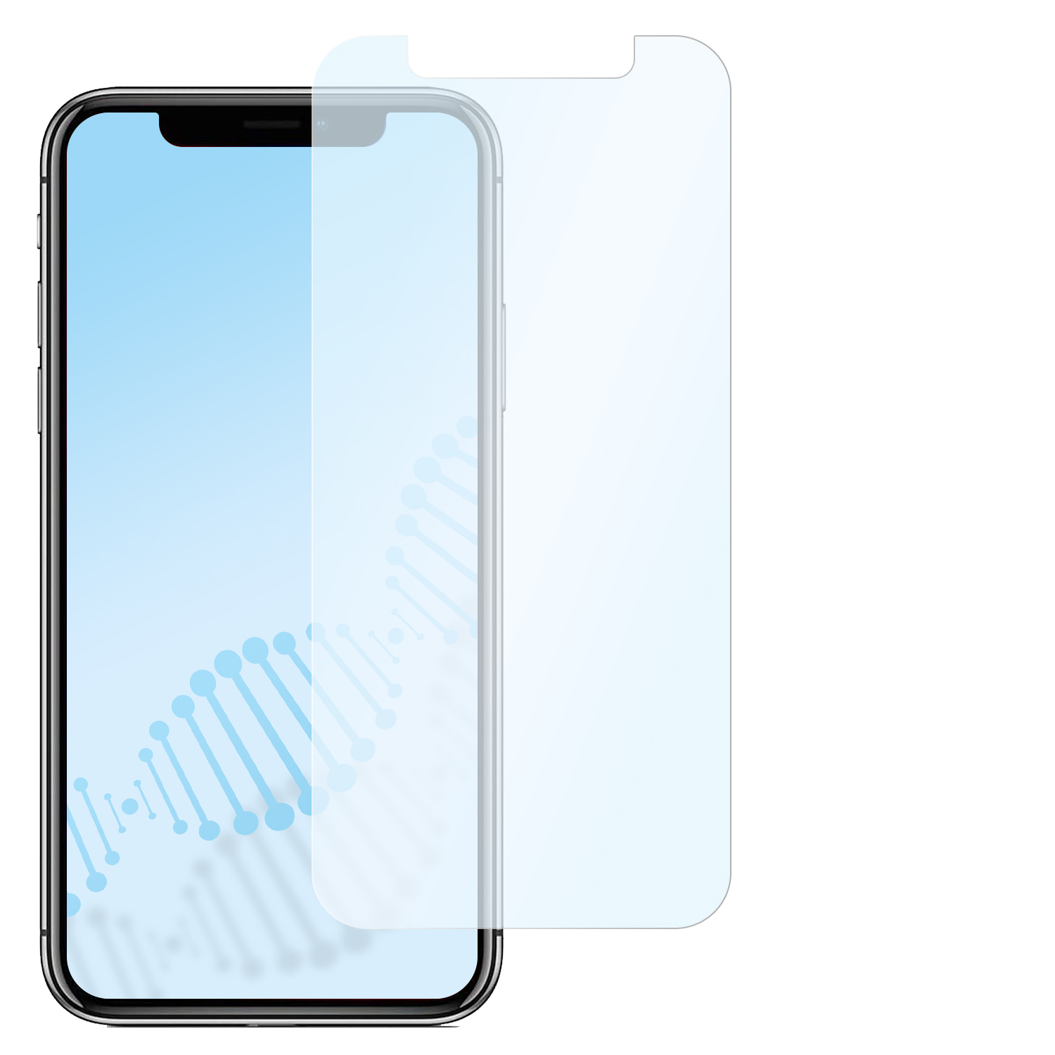 Hybridglasfolie flexible | antibakterielle iPhone iPhone iPhone XS) Apple Displayschutz(für SLABO 11 | X Pro