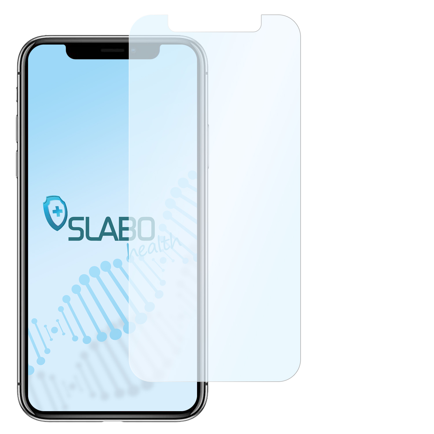 X 11 | antibakterielle SLABO Displayschutz(für iPhone Hybridglasfolie iPhone | Apple XS) iPhone flexible Pro