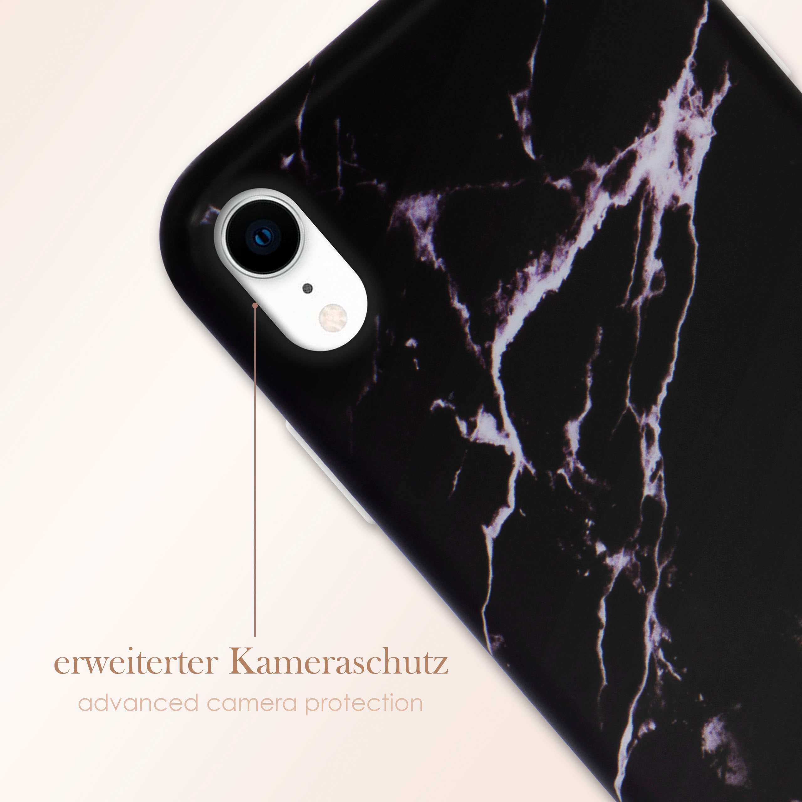 XR, Apple, Temper Sense iPhone Case, ONEFLOW Backcover,