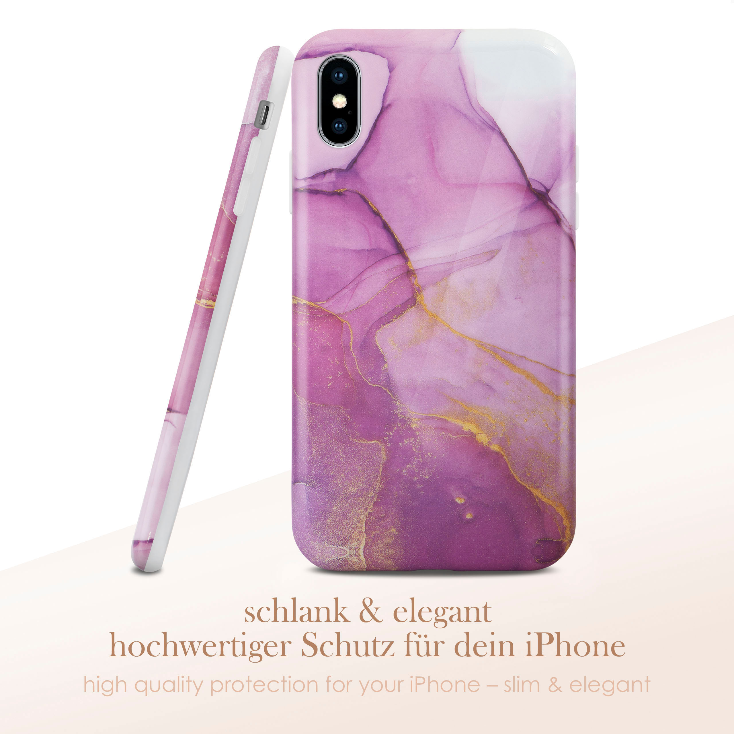 ONEFLOW Sense Apple, XS, Case, iPhone X Affection Backcover, iPhone 