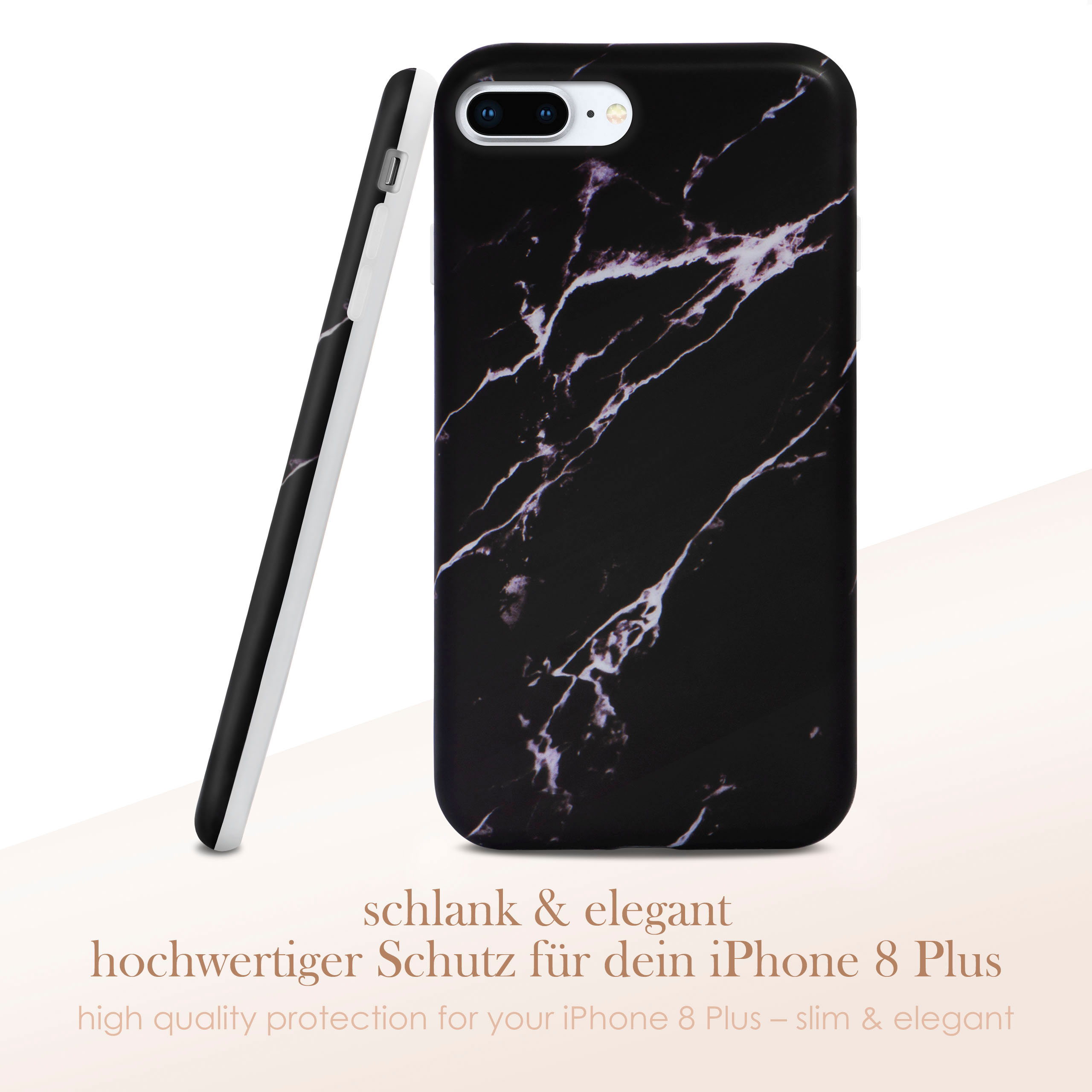 Backcover, 8 Sense ONEFLOW iPhone Plus, Apple, Case, Temper