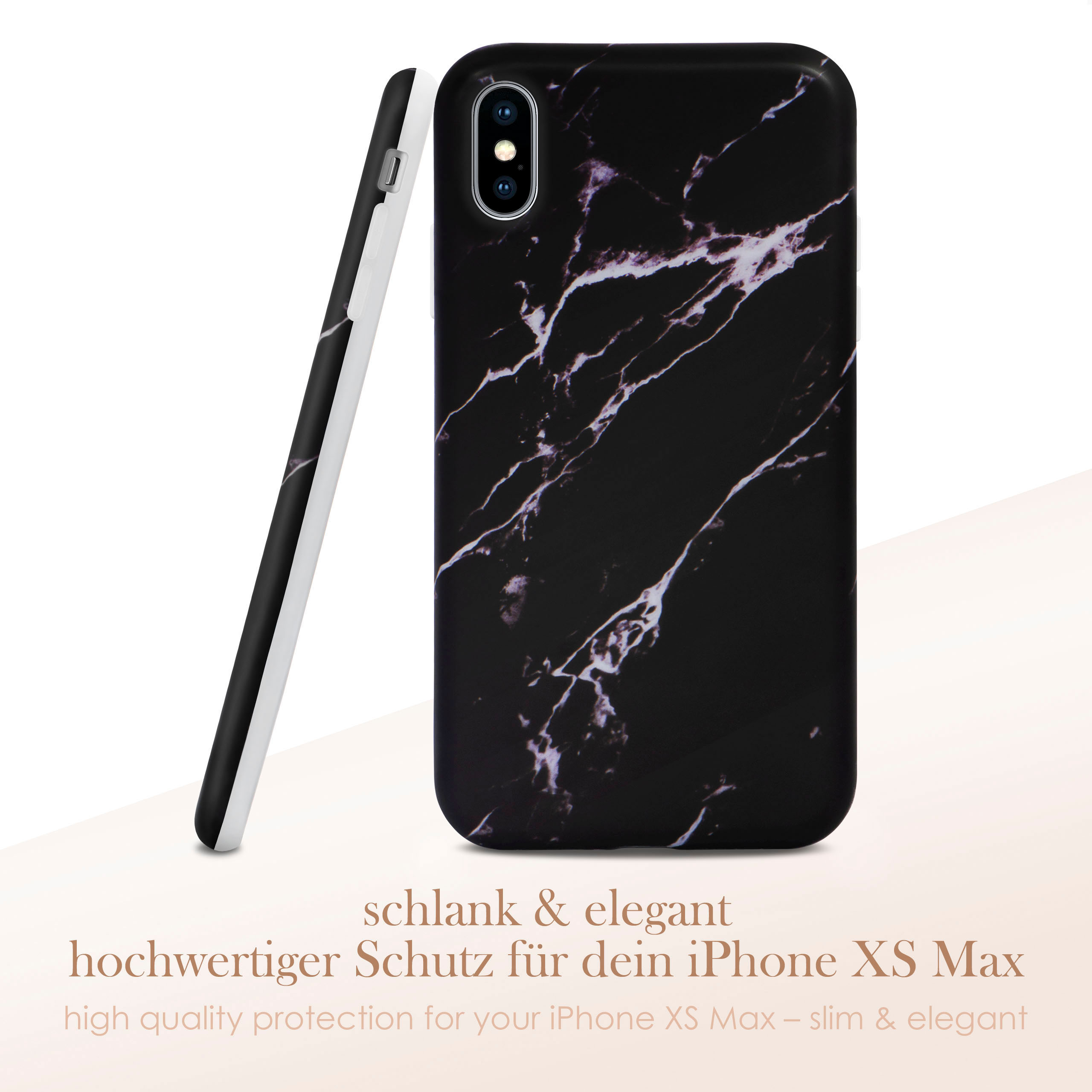 XS Max, Temper iPhone Sense Apple, Case, ONEFLOW Backcover,