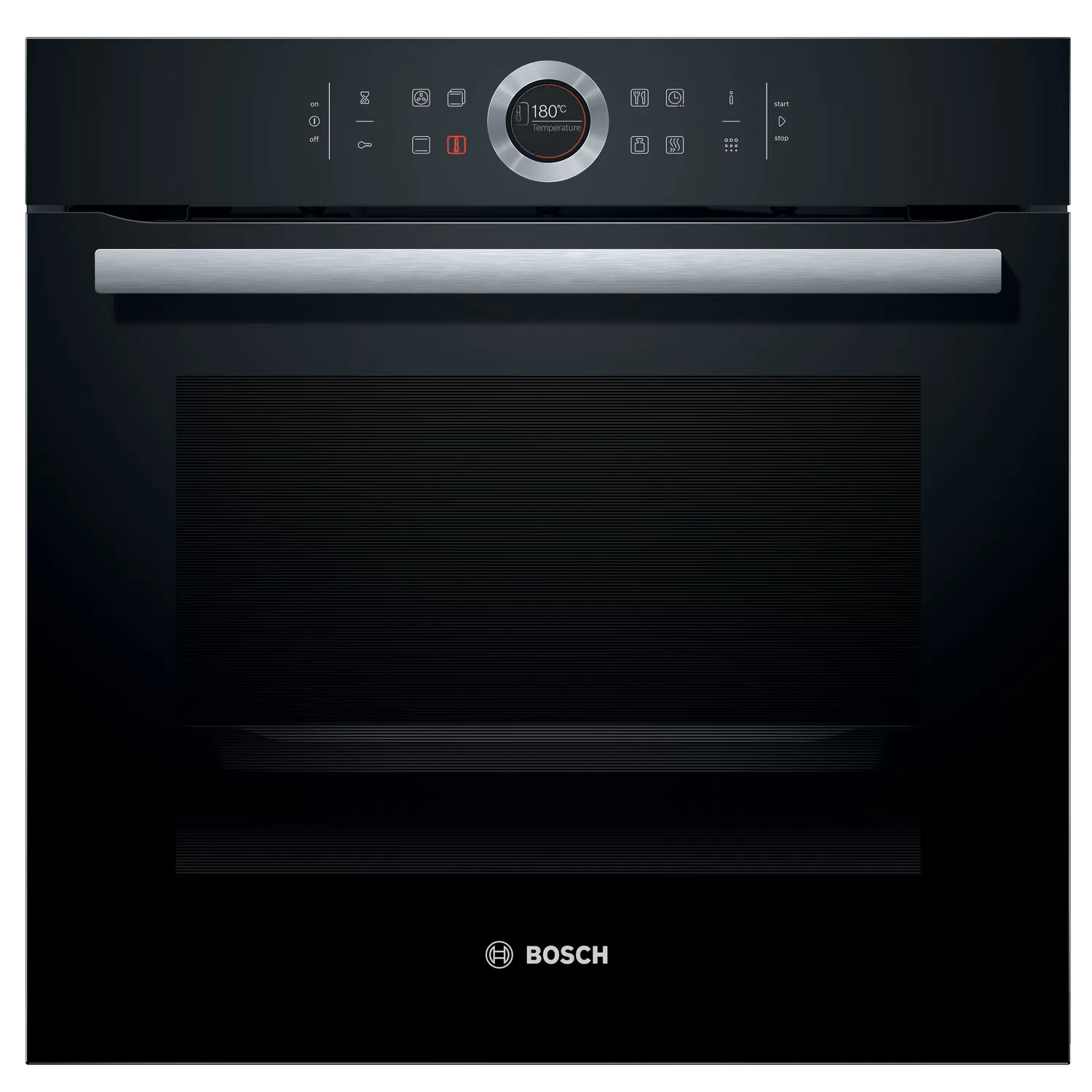 Horno multifunción - Horno multifunción BOSCH, 71 l, Integrable, Pirolítico, Negro