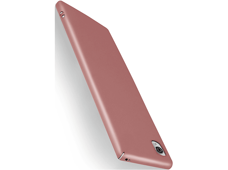 Xperia MOEX Gold Z5, Alpha Rose Backcover, Sony, Case,