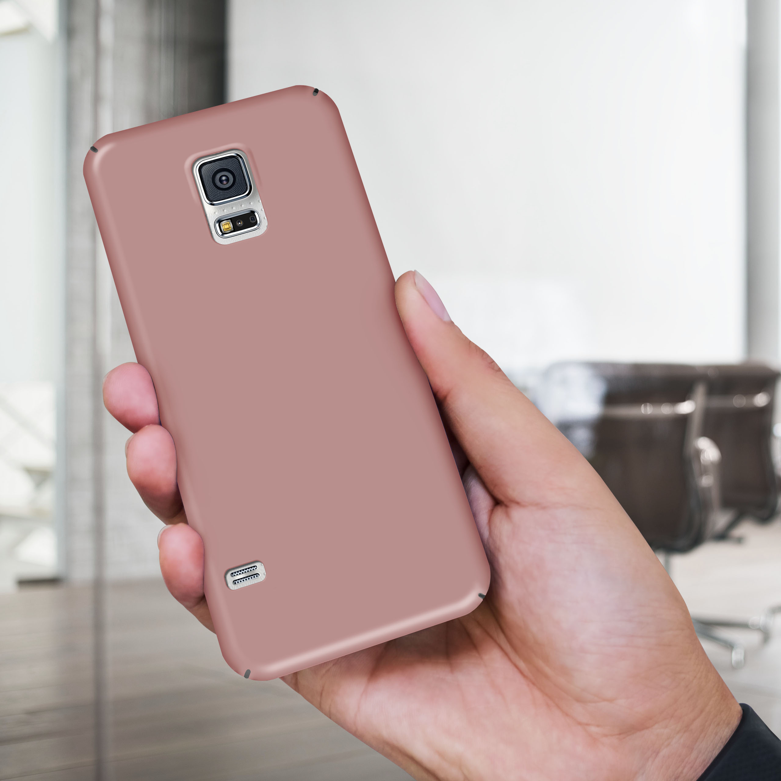 Case, S5 Neo, Galaxy / Backcover, Rose S5 MOEX Gold Alpha Samsung,