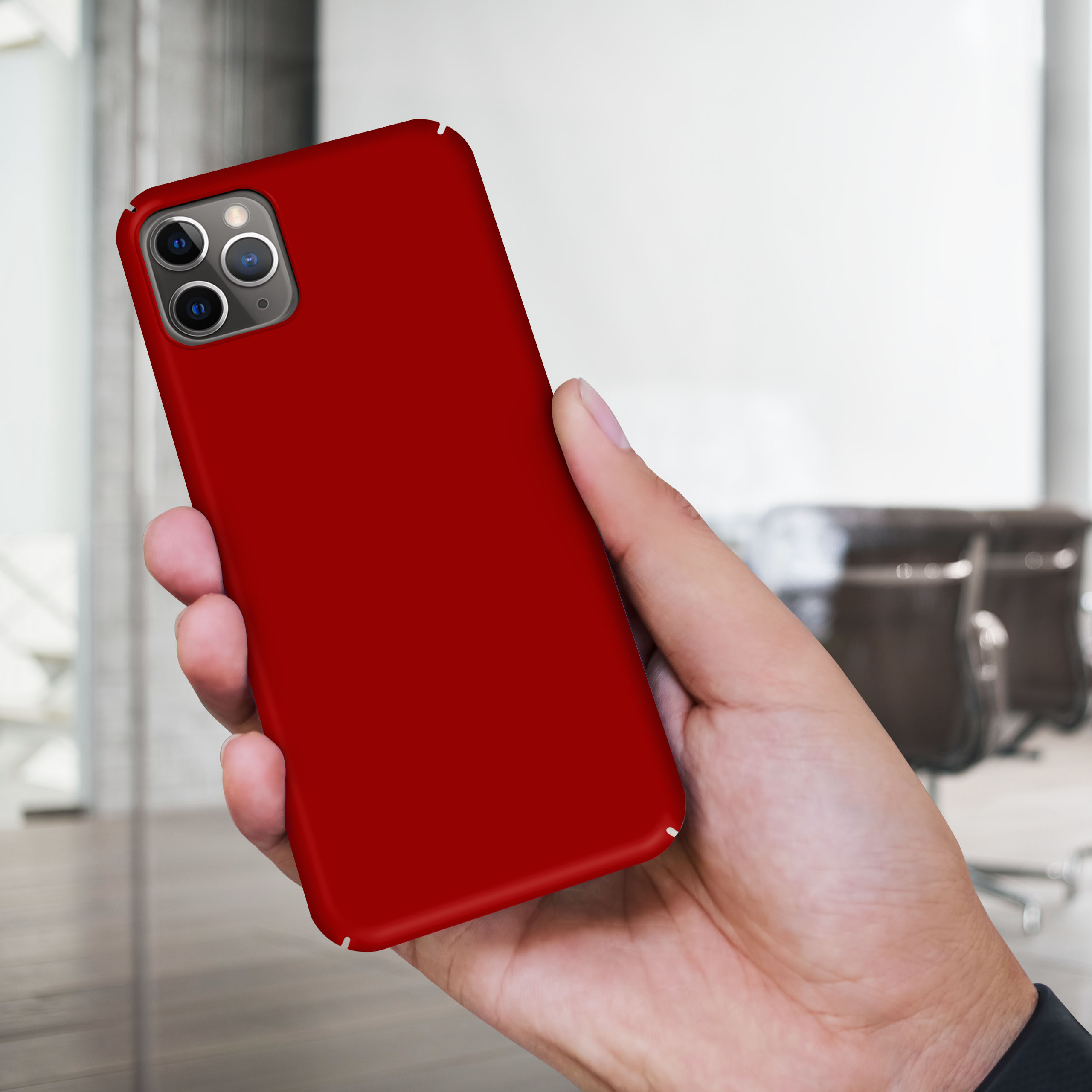 MOEX Alpha Case, iPhone Apple, 12 Pro, / 12 Backcover, Rot