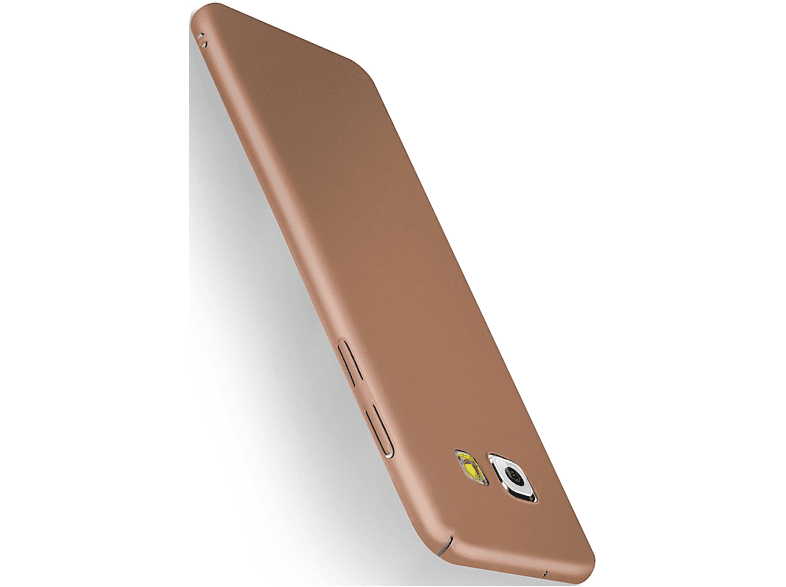 MOEX Alpha A3 (2017), Gold Case, Samsung, Galaxy Backcover,