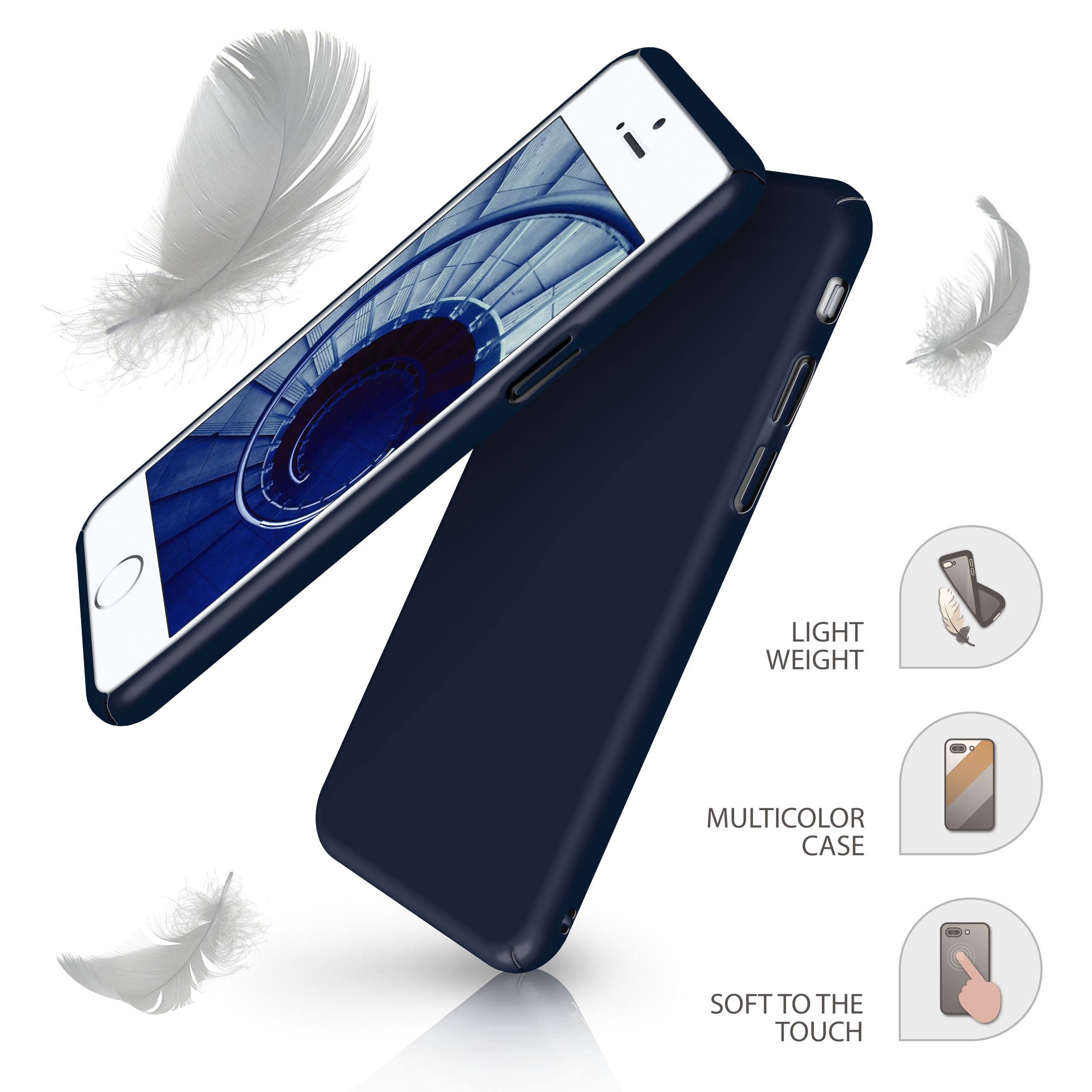 MOEX / 5 / 5s Case, Blau iPhone (2016), Apple, Backcover, SE Alpha