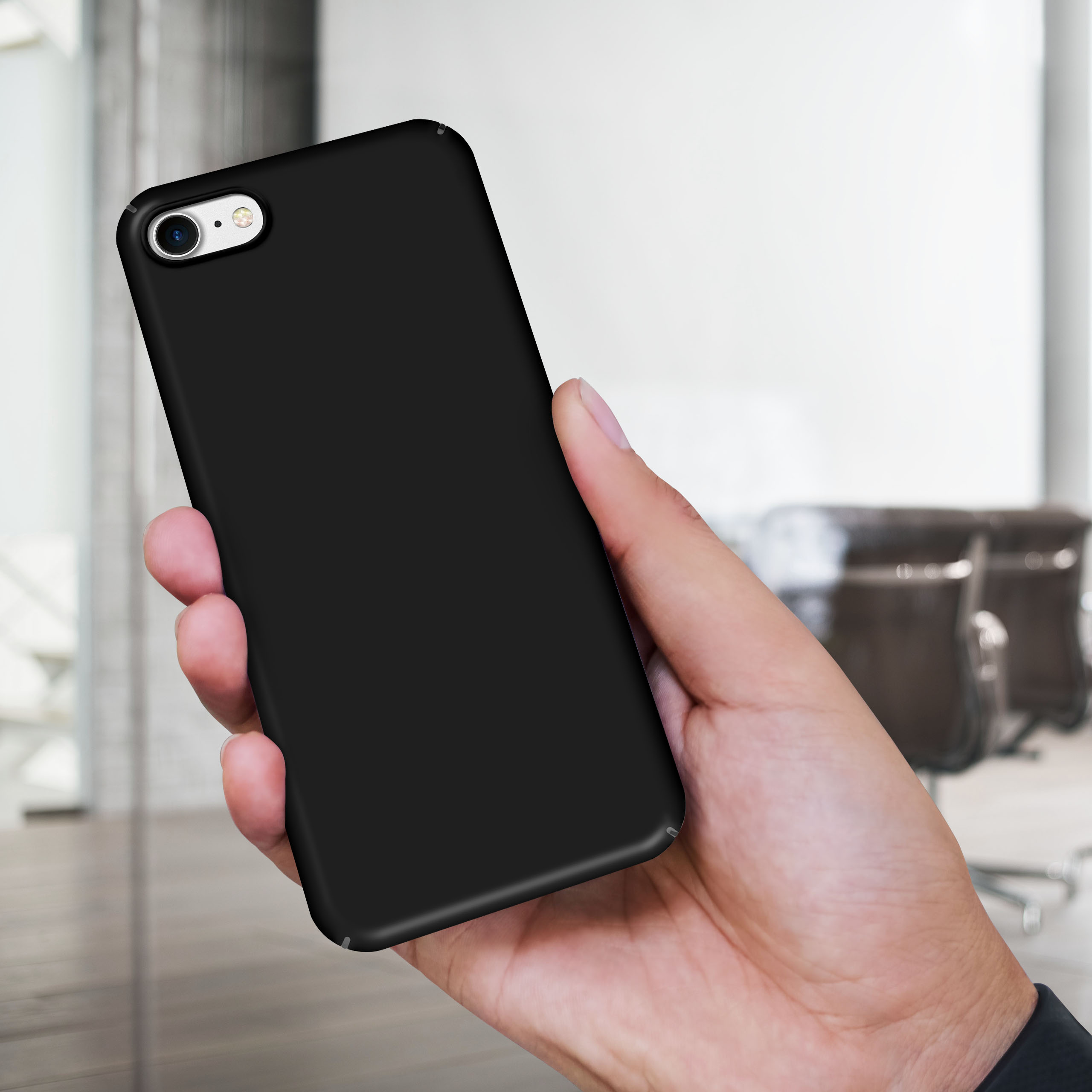 MOEX Alpha Case, Backcover, Schwarz iPhone SE Apple, (2020)