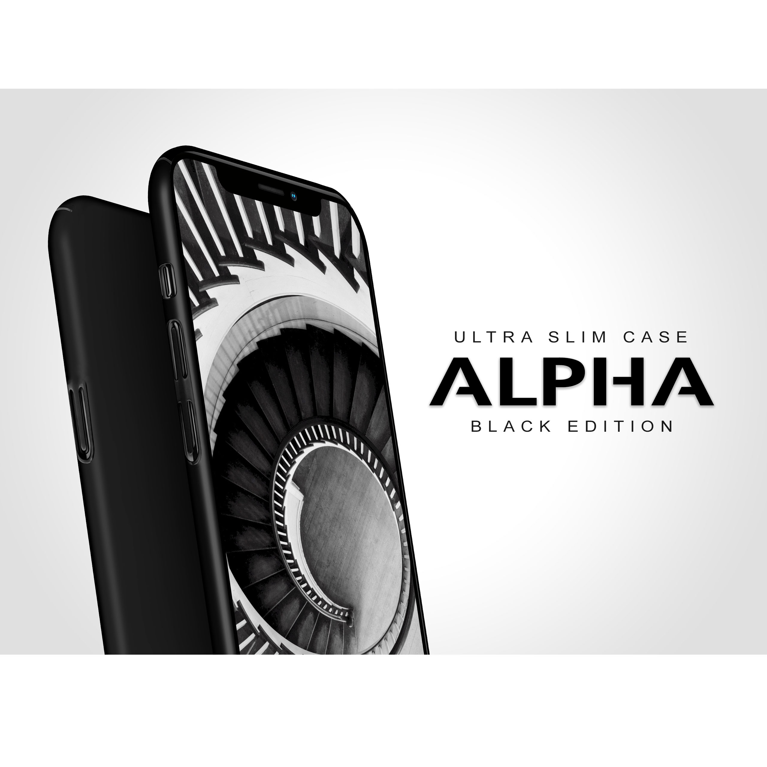 MOEX Alpha Case, Backcover, X XS, Apple, iPhone iPhone / Schwarz