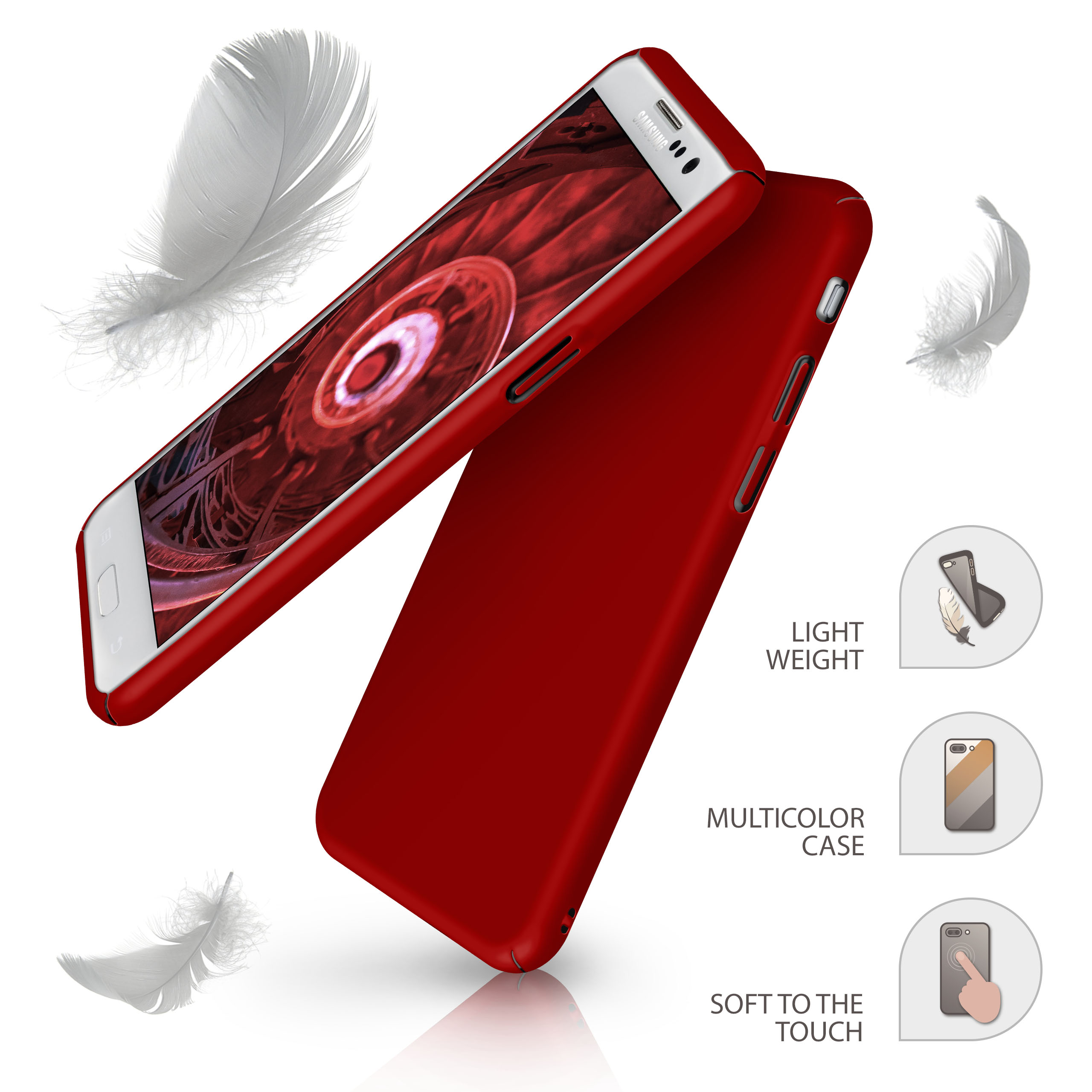 MOEX S3 Samsung, Neo, Case, Backcover, Galaxy / Rot S3 Alpha