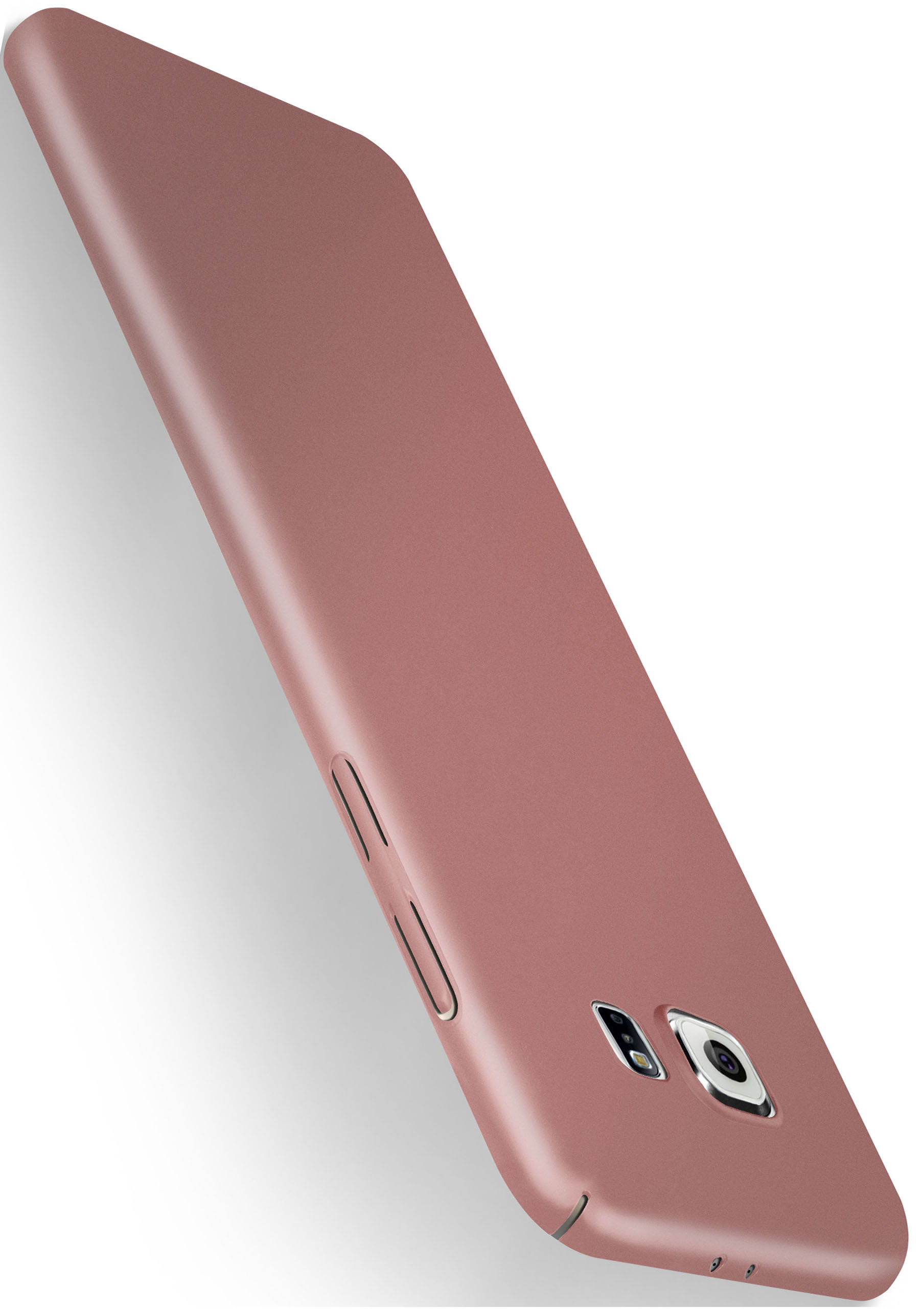 Rose Backcover, Case, Gold Galaxy S6, MOEX Samsung, Alpha