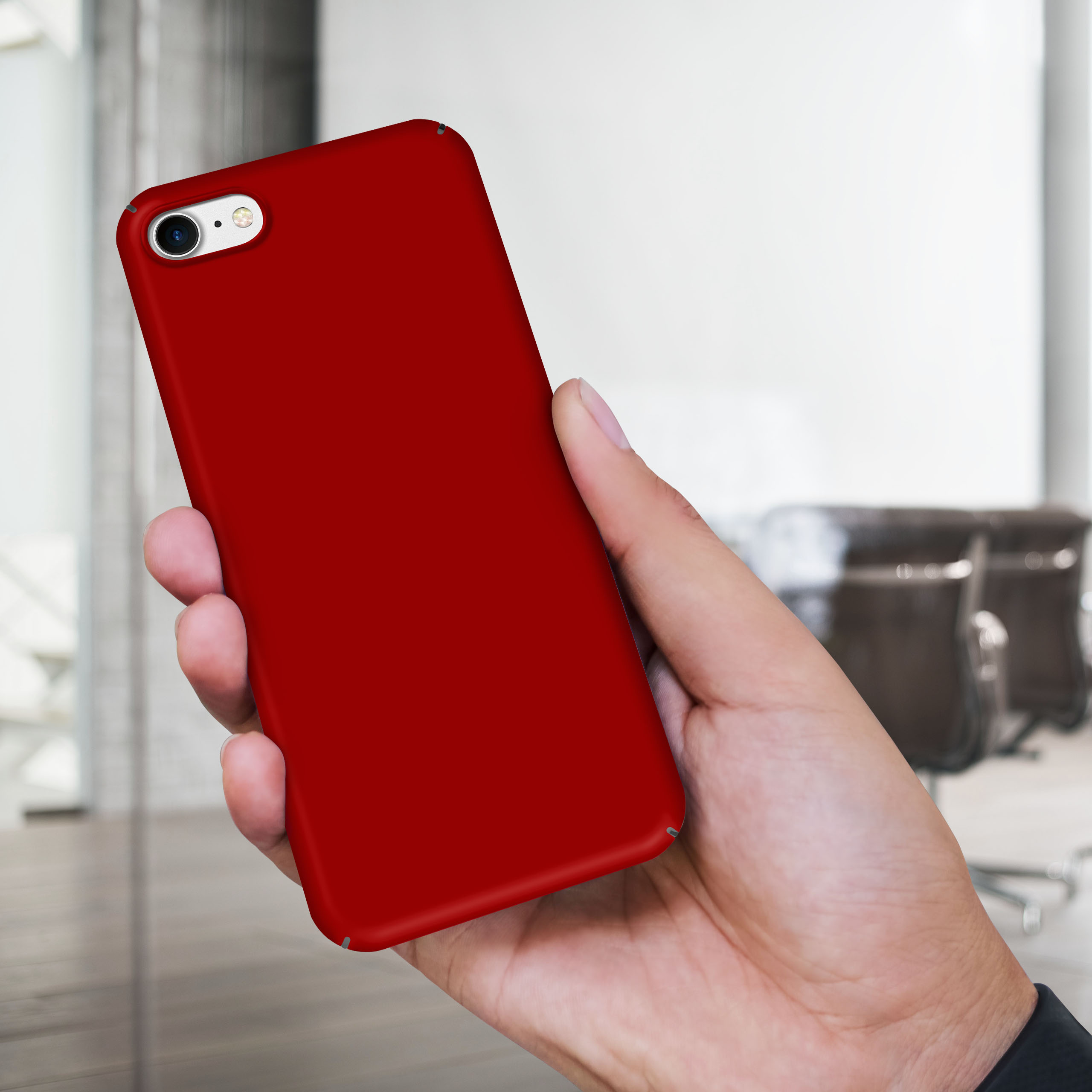 Rot Apple, Case, Alpha SE (2020), iPhone Backcover, MOEX